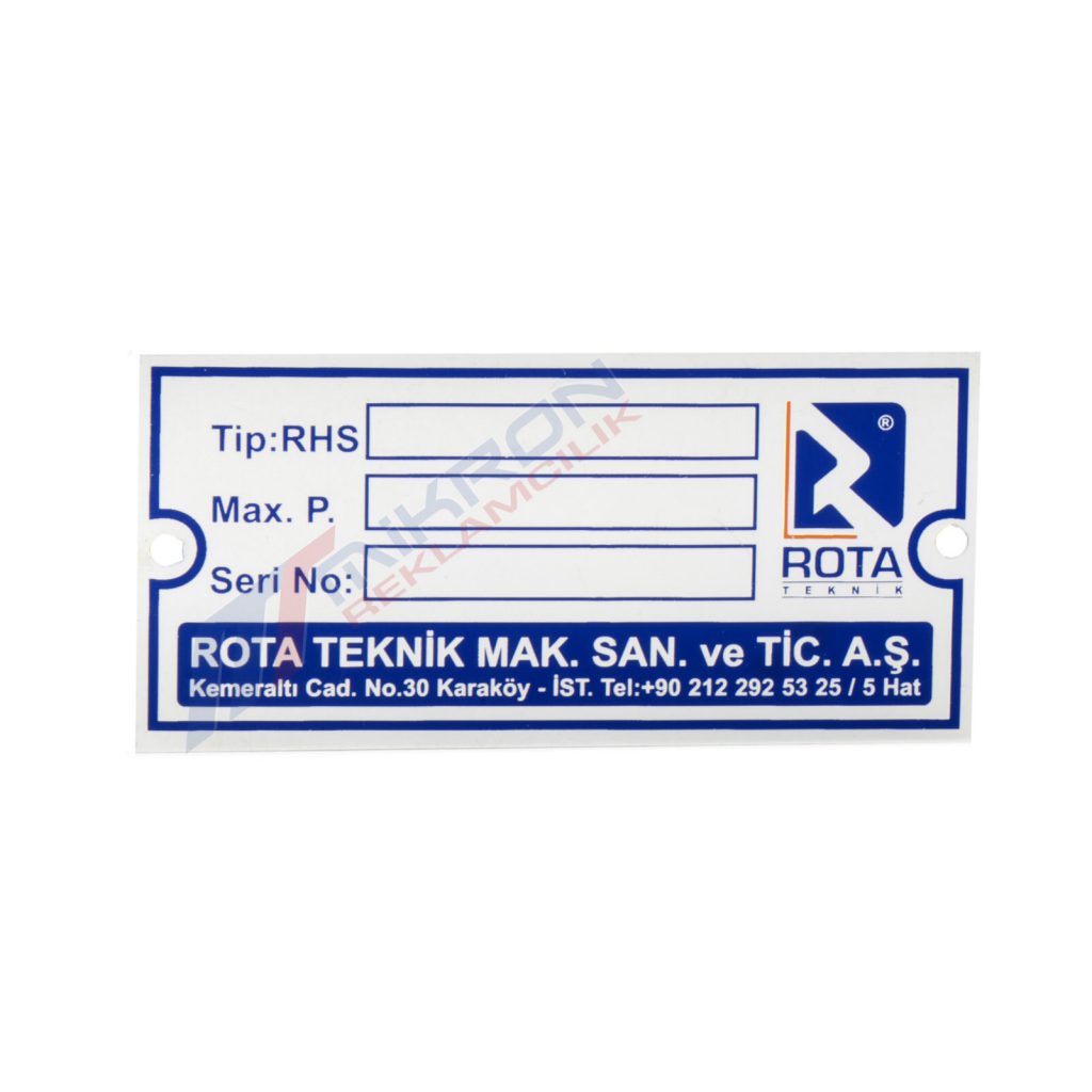 MAKİNE ETİKETLERİ